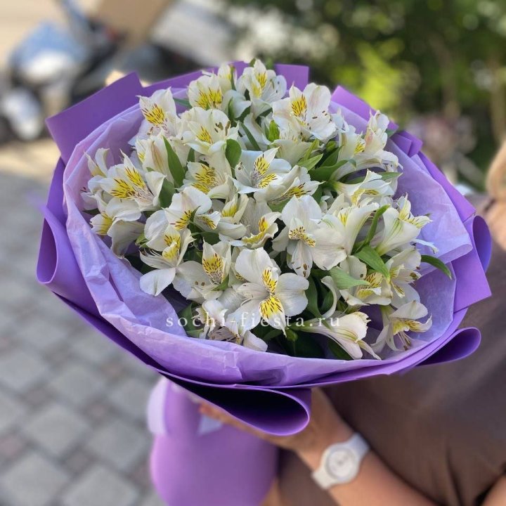 Букет альстромерий №6 в Комсомольске-на-Амуре