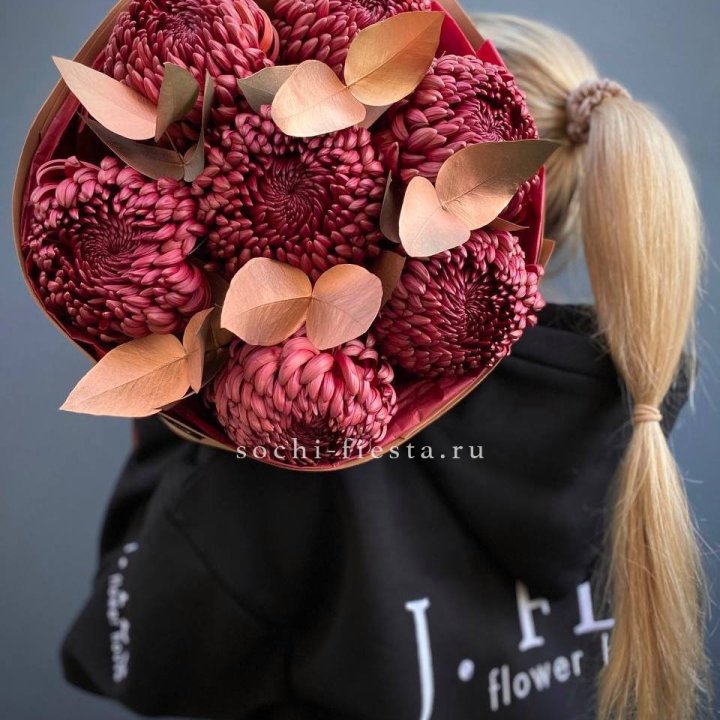 Хризантемы "Голд шоколад" в Комсомольске-на-Амуре