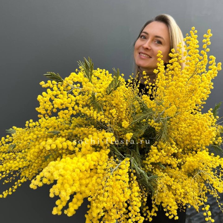 Охапка мимозы №2 в Комсомольске-на-Амуре