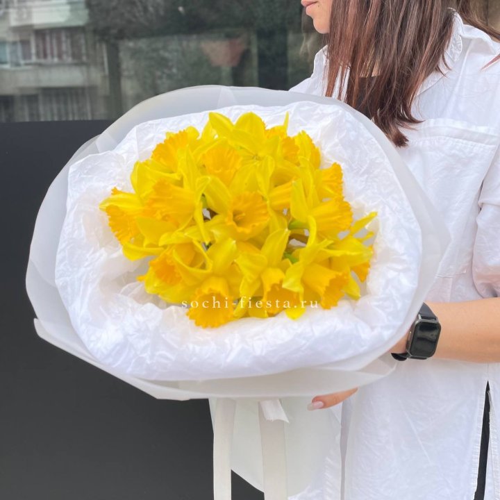 Нарциссы 25 шт в Комсомольске-на-Амуре