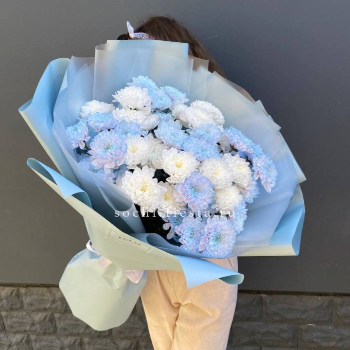  Букет "БЛЮ" с доставкой в Комсомольске-на-Амуре
