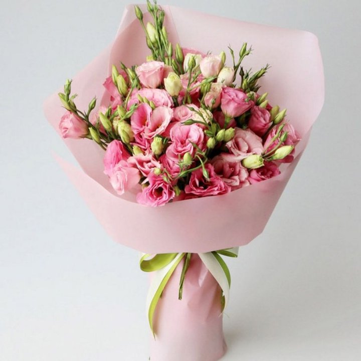 Букет из эустом №3 в Комсомольске-на-Амуре