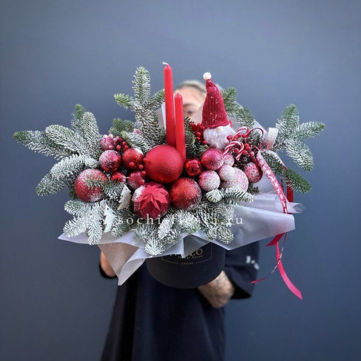 Композиция "Мери крисмас ред" в Комсомольске-на-Амуре