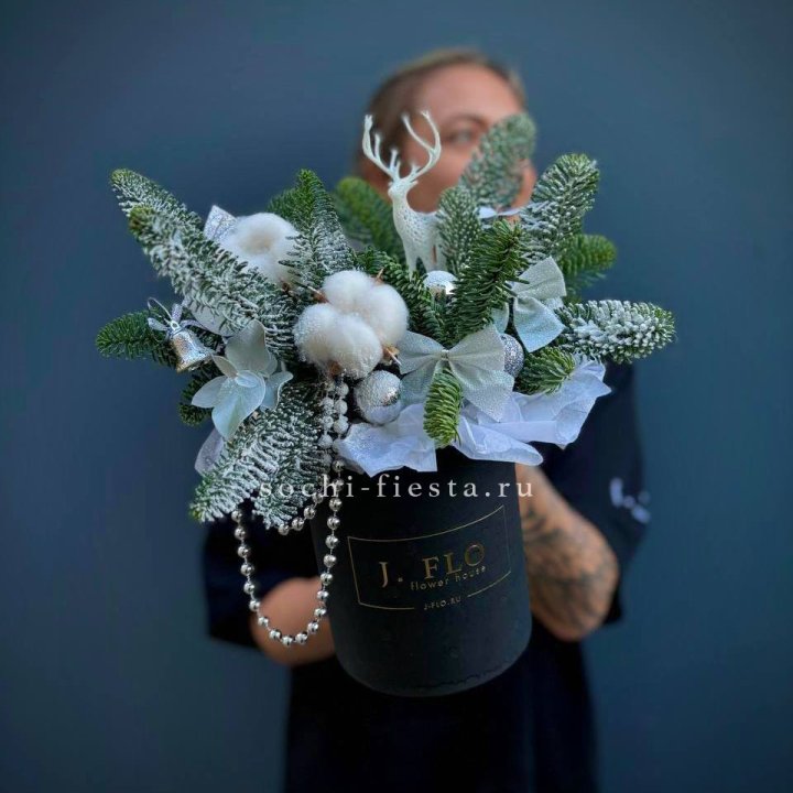 Композиция "Мери крисмас" в Комсомольске-на-Амуре