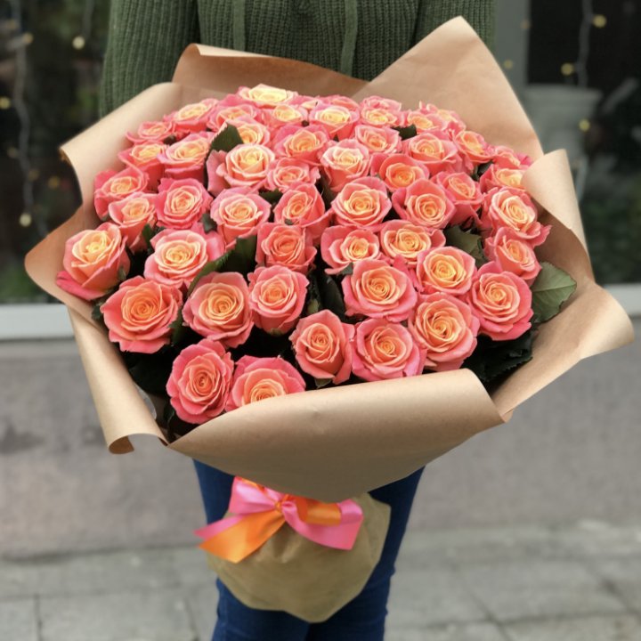 55 роз мисс пигги в Комсомольске-на-Амуре