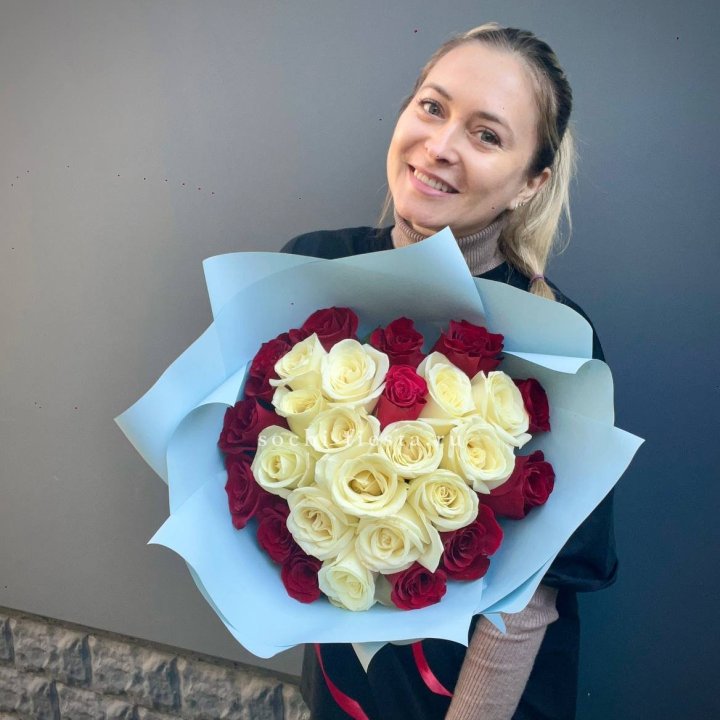 27 роз "Сердце" в Комсомольске-на-Амуре