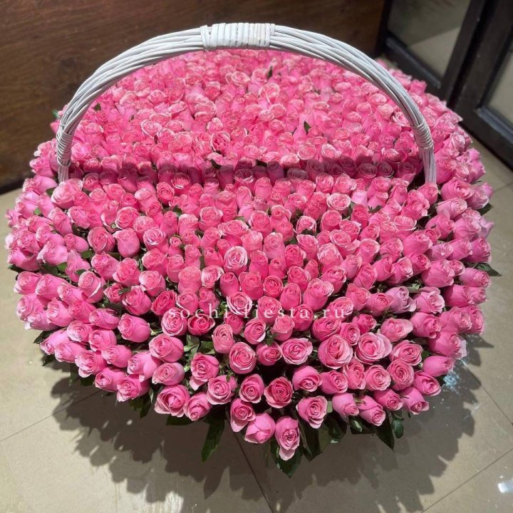 501 розовая роза в Комсомольске-на-Амуре