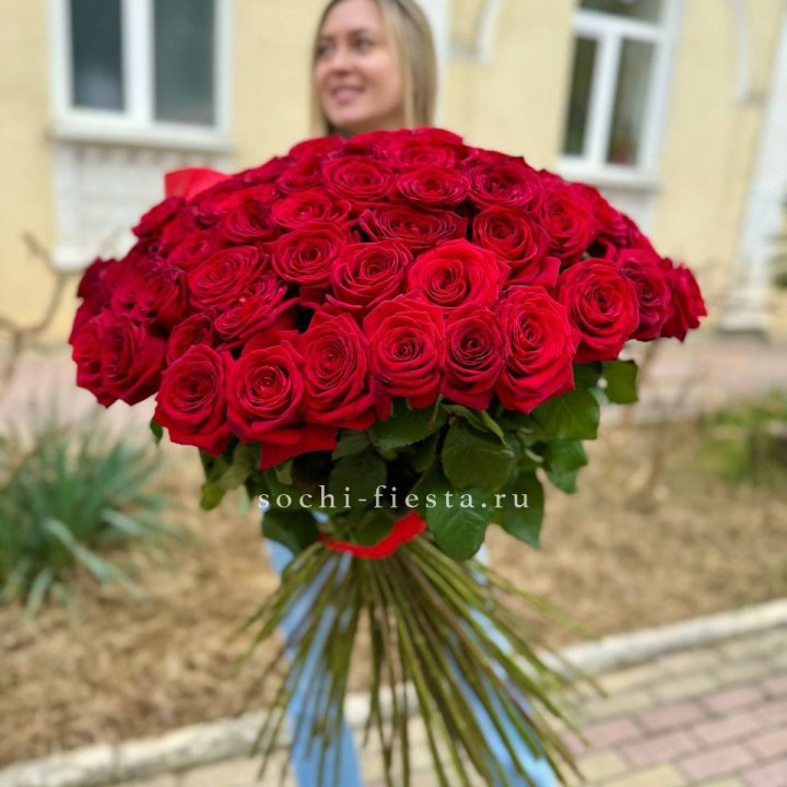 101 голландская роза в Комсомольске-на-Амуре