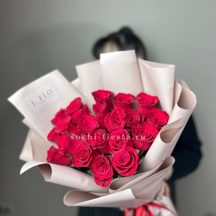 21 красная роза  в Комсомольске-на-Амуре