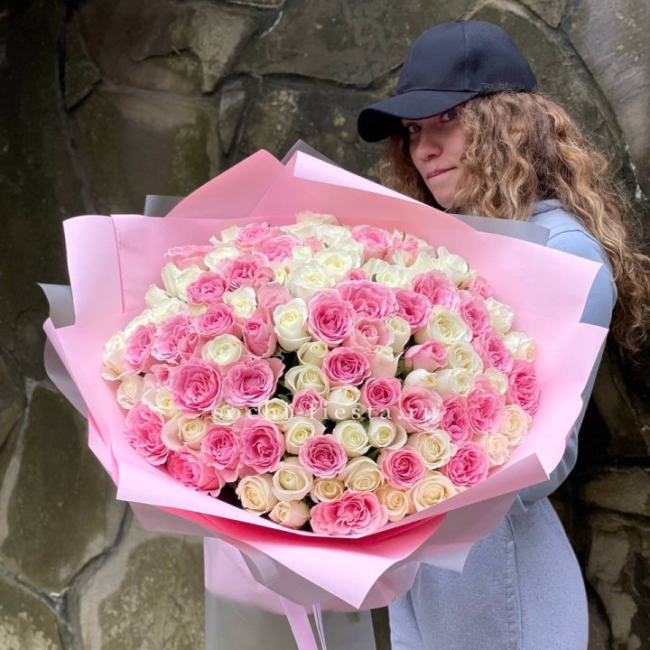 101 роза Миксбери в Комсомольске-на-Амуре