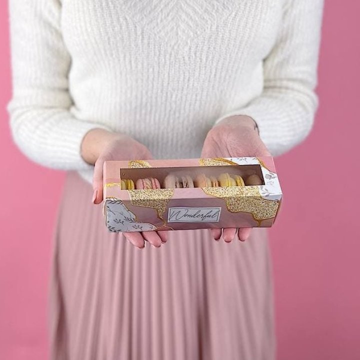 Коробка макаронс 5 шт. в Комсомольске-на-Амуре