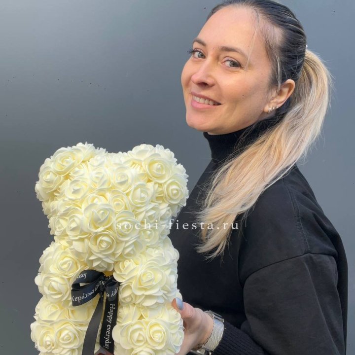 Игрушка медведь белый в Комсомольске-на-Амуре