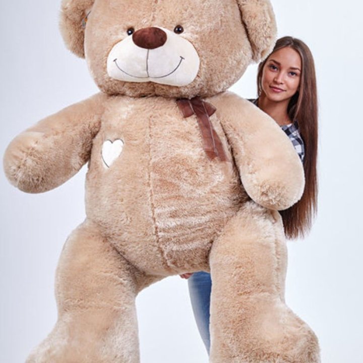 Бурый плюшевый мишка большой в Комсомольске-на-Амуре