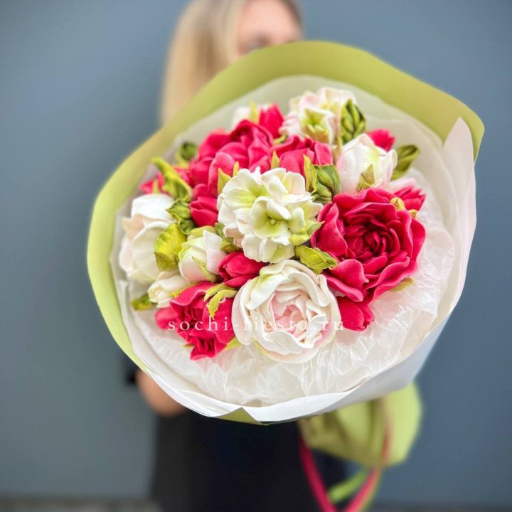 Зефирный букет Бриндж в Комсомольске-на-Амуре